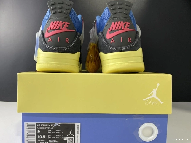 UNION OFF NOIR DC9533-001 4 JORDAN AIR RETRO 0907